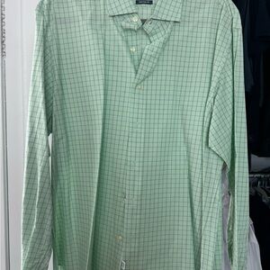Ralph Lauren Light Green Plaid Men's Shirt